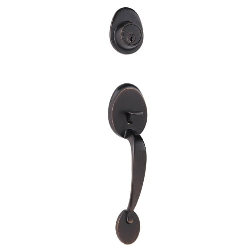 Kwikset SH1100DTLIP Daytona Single Cylinder Keyed Entry HandleSet from the SafeL