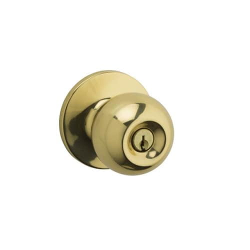 Kwikset SK5000RG Regina Single Cylinder Keyed Entry Door Knob Set with Round Ros