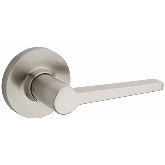 Kwikset Safe Lock Daylon Lever Round Rose Passage Lock Satin Nickel