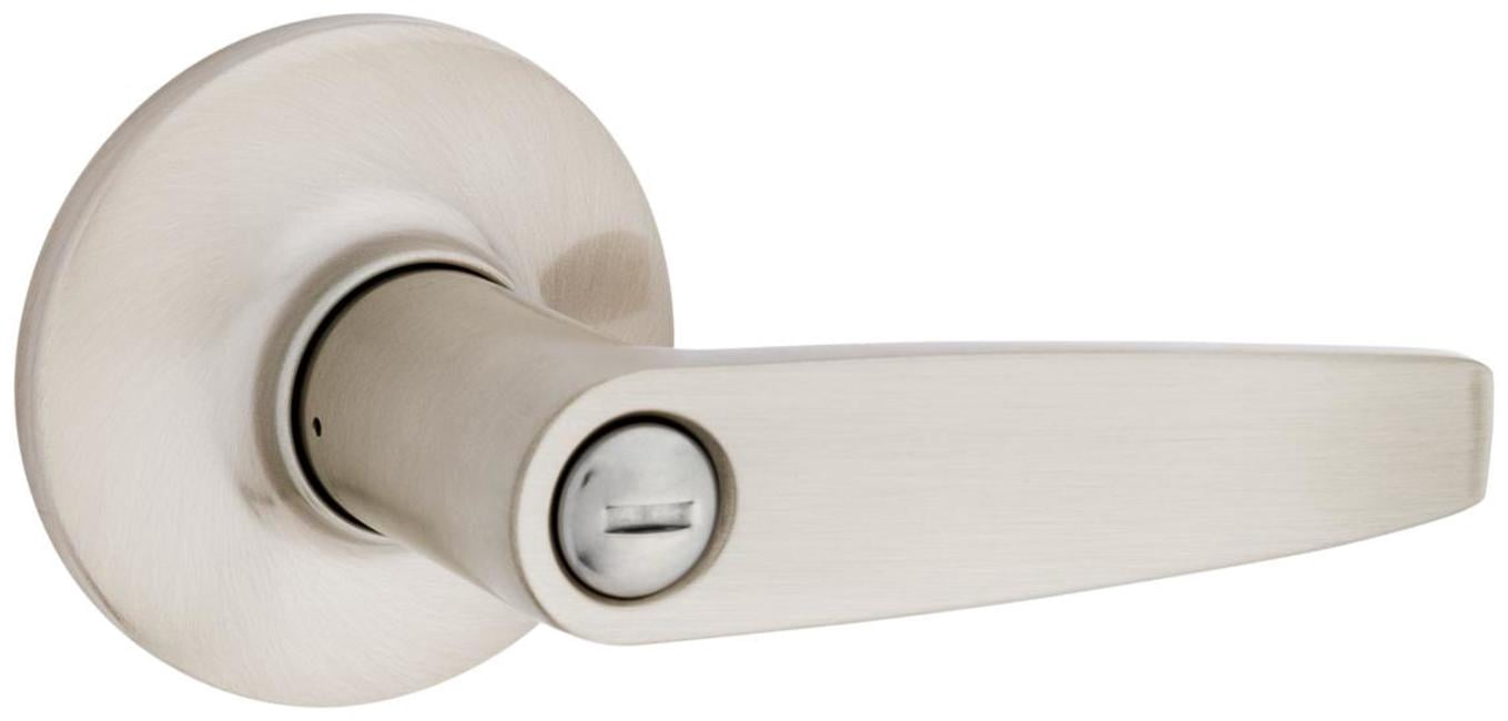 Kwikset Safelock SL4000WI-15 Winston Lever Round Rose Push Button ...