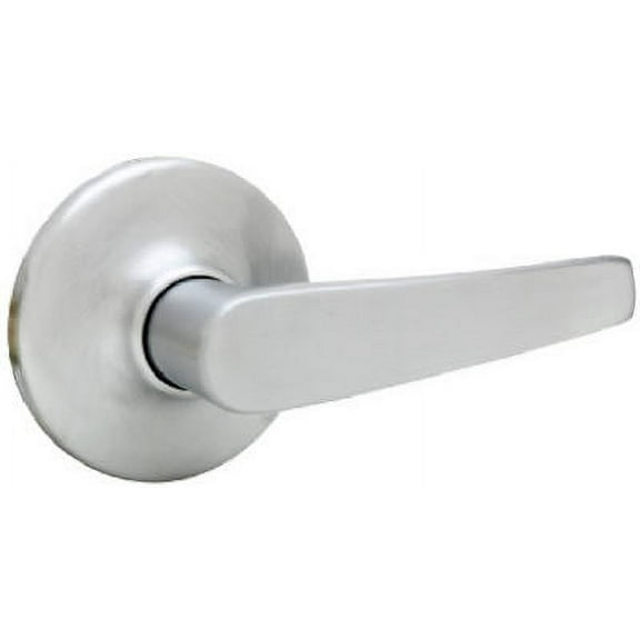 Kwikset Security Delta Passage Lever Lockset - Satin Chrome Finish - Silver, Each