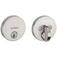 thumbnail image 1 of Kwikset Signature Series 258 Round Sgl Cyl Deadbolt in Satin Nickel with SmartKey Security, 1 of 7