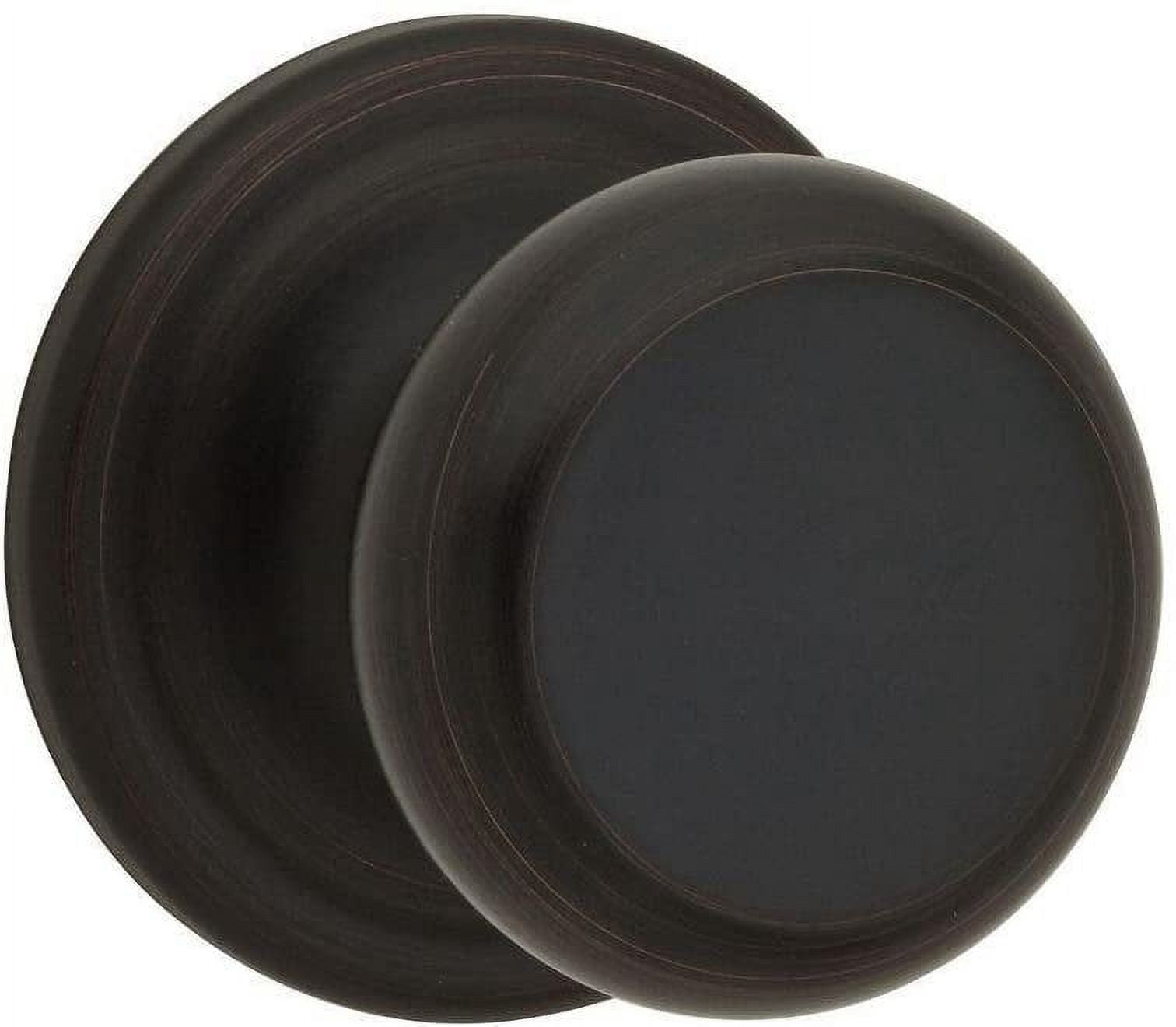Kwikset Signature Series Juno Passage Door Knob - Adjustable, Reversible - Bronze, Pack Of 1 — Residential Use, Standard Application
