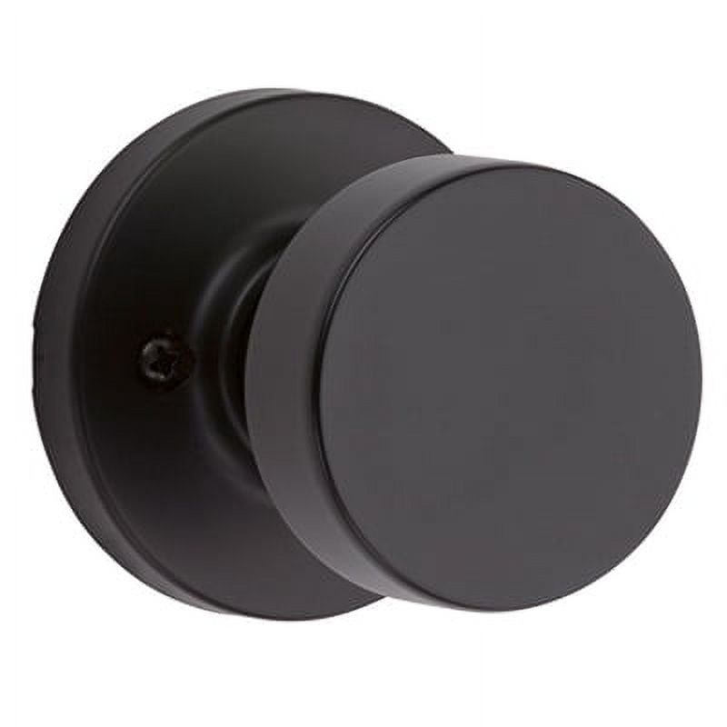 Kwikset Signature Series Iron Black Finish Pismo Dummy Knob Lockset