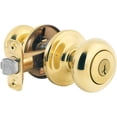 thumbnail image 1 of Kwikset Signature Series Juno Polished Brass Steel ANSI/BHMA Grade 2 Entry Lockset 1-3/4 in., 1 of 1
