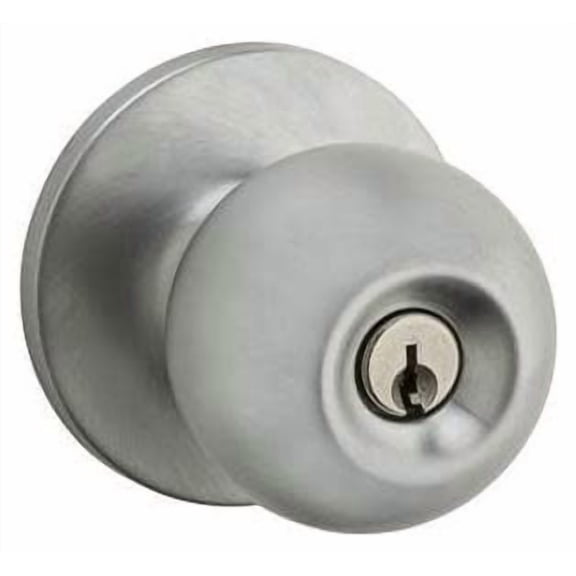 Kwikset Regina Knob - Satin Chrome, Entry