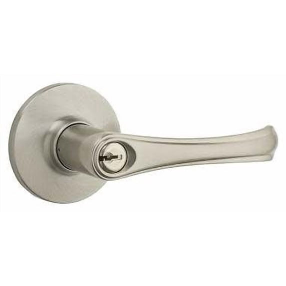Kwikset SL5000GV-15 Grapevine Single Cylinder Keyed Entry Door Lever Set - Nickel