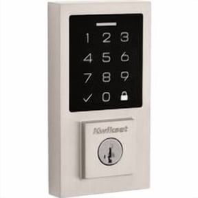 Kwikset SmartCode 270 Touchpad Electronic Deadbolt With SmartKey - Pack of 2 Value Multipack