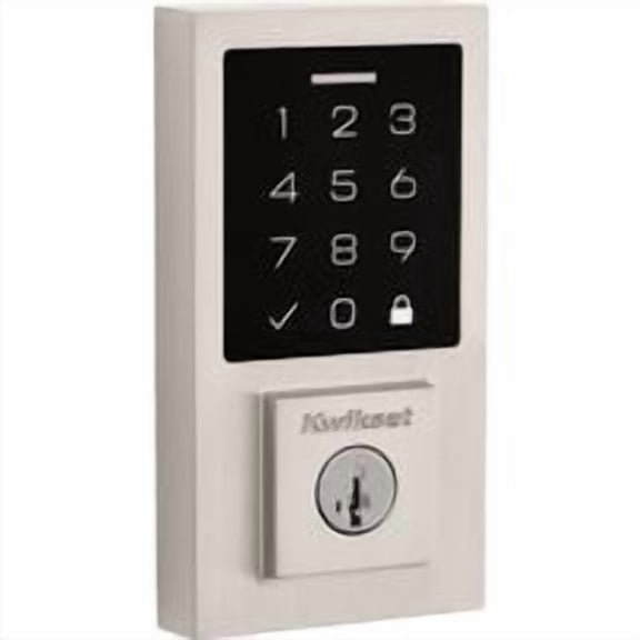 Kwikset SmartCode 270 Touchpad Electronic Deadbolt With SmartKey - Pack of 2 Value Multipack