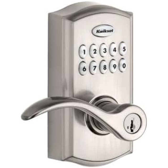Kwikset SmartCode 955 Keyless Keypad Door Auto Lock with Handle