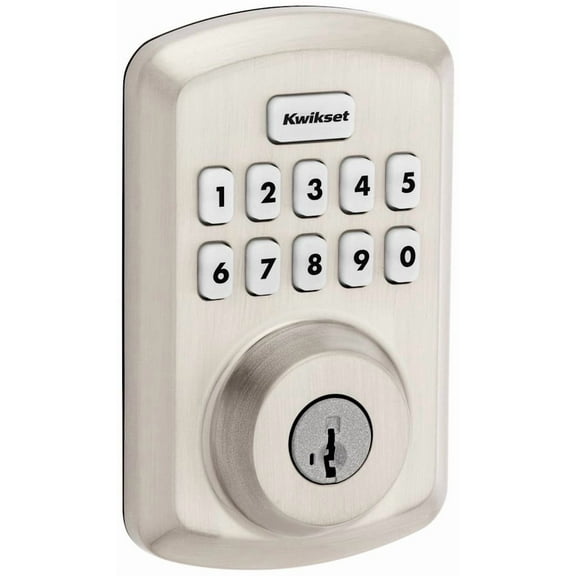 Kwikset SmartCode Satin Nickel Zinc Electronic Deadbolt