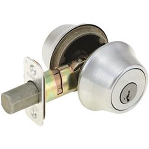 Kwikset Smartkey 665 Double Cylinder Deadbolt Satin Chrome
