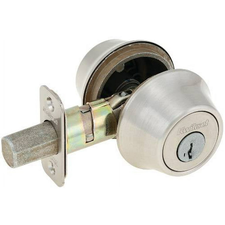 Kwikset Smartkey 665 Double Cylinder Deadbolt Satin Nickel