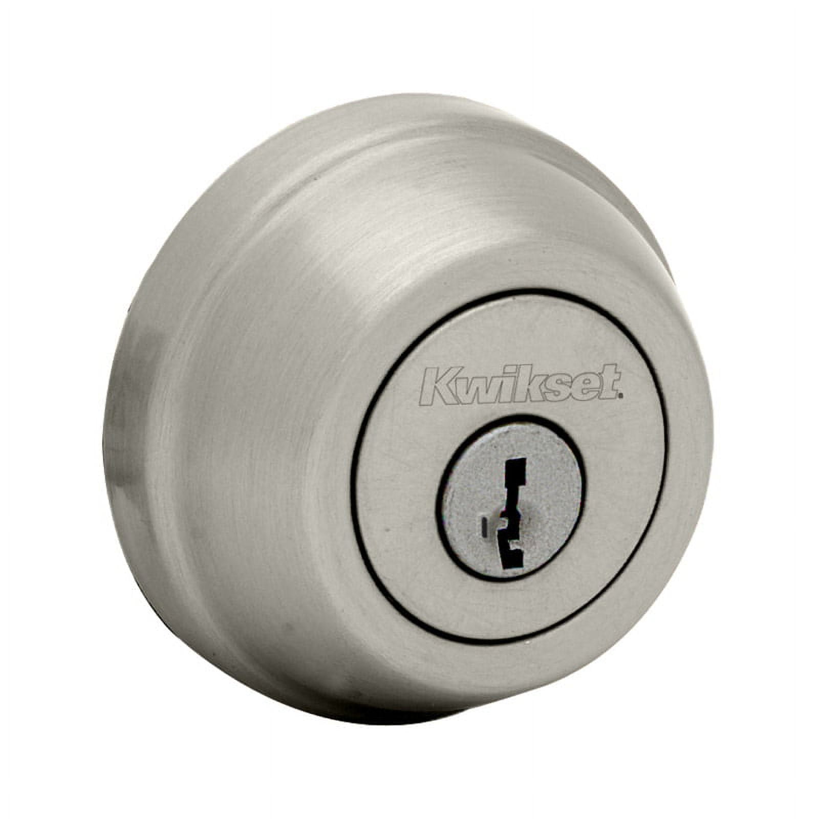Kwikset Smartkey 785 Double Cylinder Deadbolt, Satin Nickel