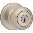 thumbnail image 1 of Kwikset Smartkey Cove Entry Knob, Satin Nickel, 1 of 7