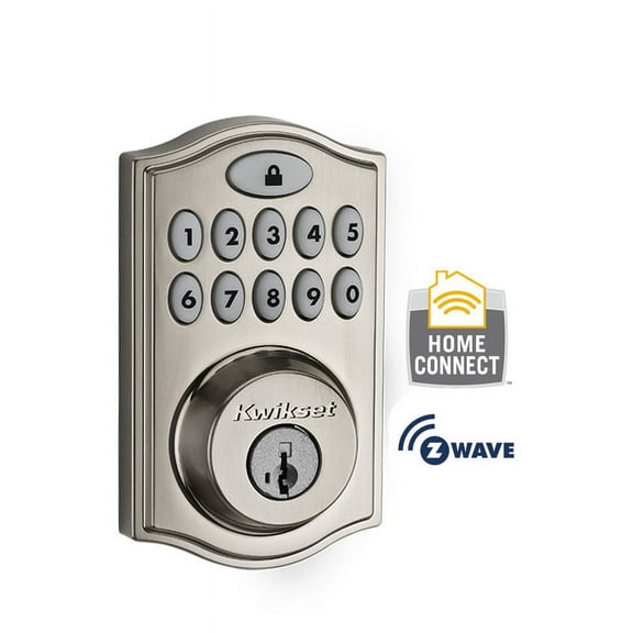 Kwikset Traditional Smartcode in Satin Nickel