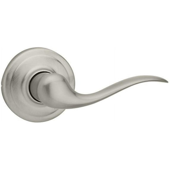 Kwikset Tustin Hall/Closet Lever in Satin Nickel - 97200-777