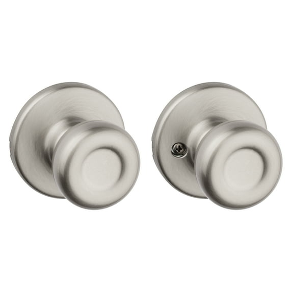 Kwikset Tylo Passage Doorknob Satin Nickel