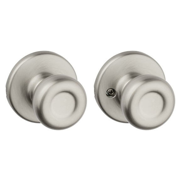 Kwikset Tylo Passage Doorknob Satin Nickel