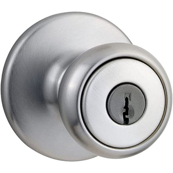 Kwikset Tylo Keyed Entry Door Knob in SC