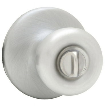 Kwikset Tylo Satin Chrome Privacy Lockset ANSI/BHMA Grade 3 1-3/4 in Doorknobs