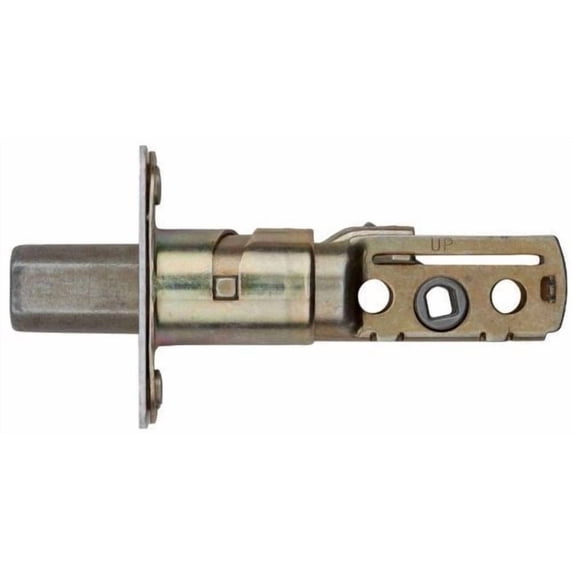 Kwikset Deadbolt Latch Replacement - Universal Locking Metal - Silver, Brass Finish