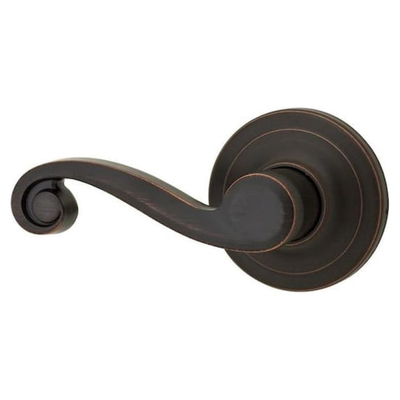 Kwikset Venetian Bronze Lido Left-Handed Dummy Lever