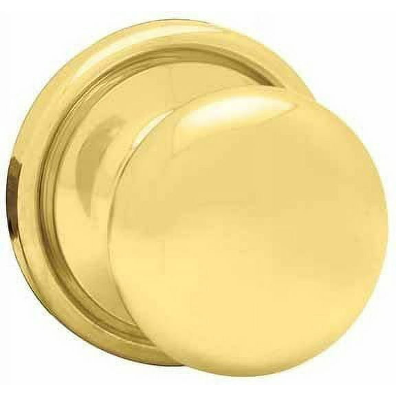 Kwikset Passage Door Knob Signature Series - Brass Finish - Gold