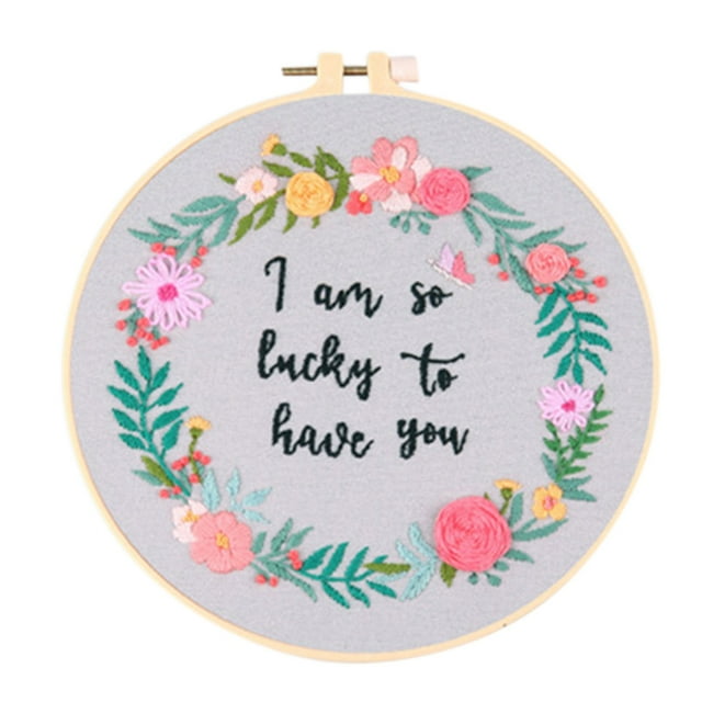 Kwlinmg Office&Craft&Stationery Embroidery Starters Kit For Beginners