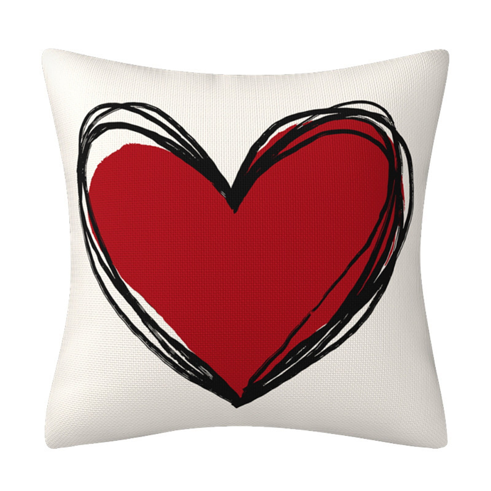Kwlinmg Pillow Case Red Valentine's Day Pillowcase Living Room