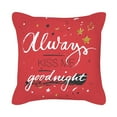 Kwlinmg Pillow Case Red Watercolor Valentine's Day Throw Pillow Cover