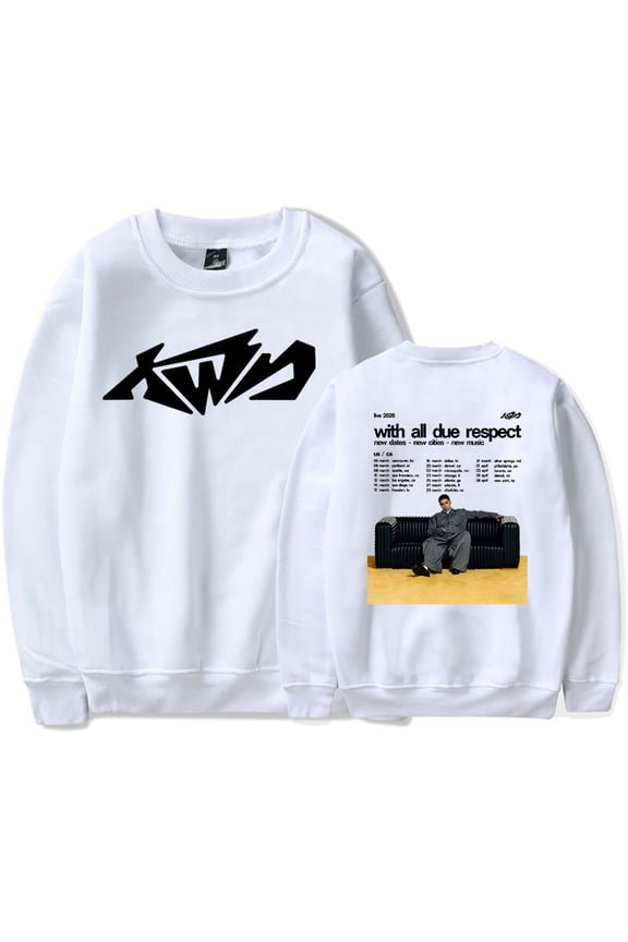 Kwn 2026 Live Show Merch Crewneck Sweatshirts Cosplay Women Men Fashion Long Sleeve Stylish Y2K Design Top