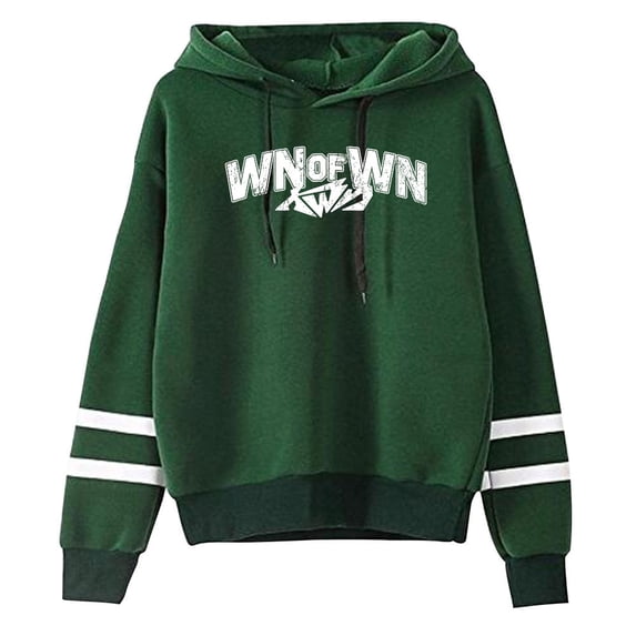 Kwn Logo Hoodie Unisex Fashion Casual Long Sleeve Sweatshirt