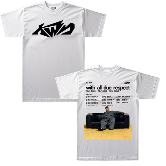 Kwn Merch T-shirt Summer Unisex Short-sleeved 2026 Fashion Y2K Casual Stylish Design Tee