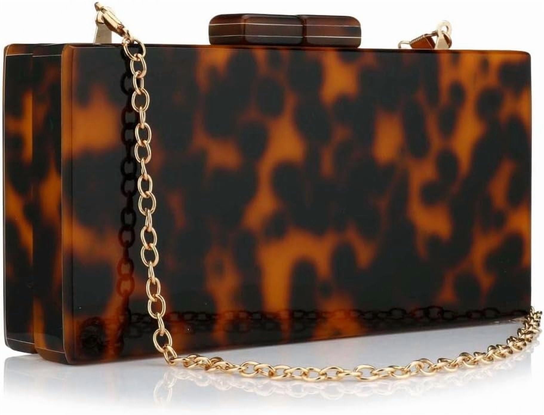 Kwuty Acrylic Clutch Purses for Women with Marbling Purses and Handbags Elegant Banquet Evening Crossbody Bag