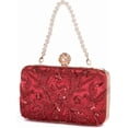 thumbnail image 1 of Kwuty Clutch Purses for Women Evening Bag Sequins Beaded Party Handbag Wedding Purse, 1 of 9