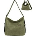 thumbnail image 1 of Kwuty Corduroy Tote Bag for Women Convertible Backpack Purse Crossbody Hobo Shoulder Bag with Multi Pockets Compartments, 1 of 8