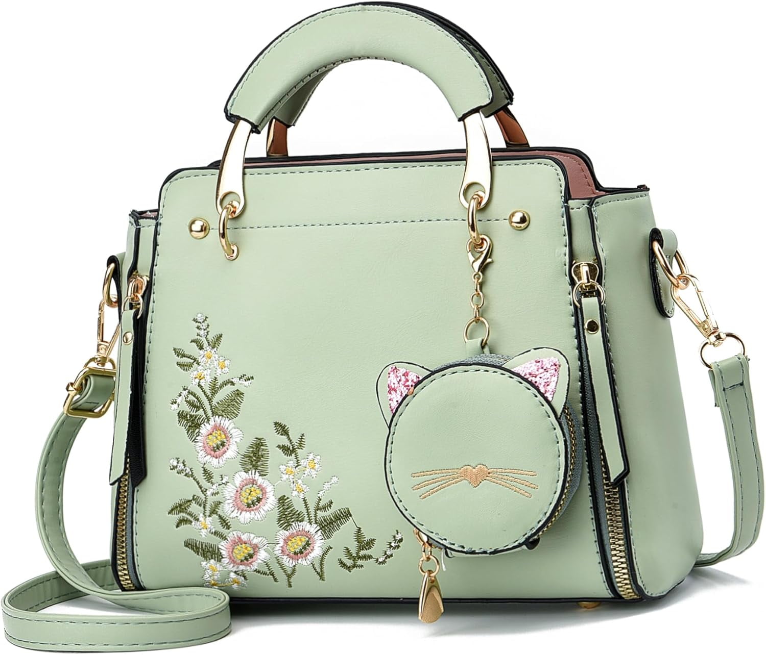 Kwuty Fashion Purses and Handbags for Women Ladies Crossbody Bags Top Handle Satchel Shoulder Bags Small Totes
