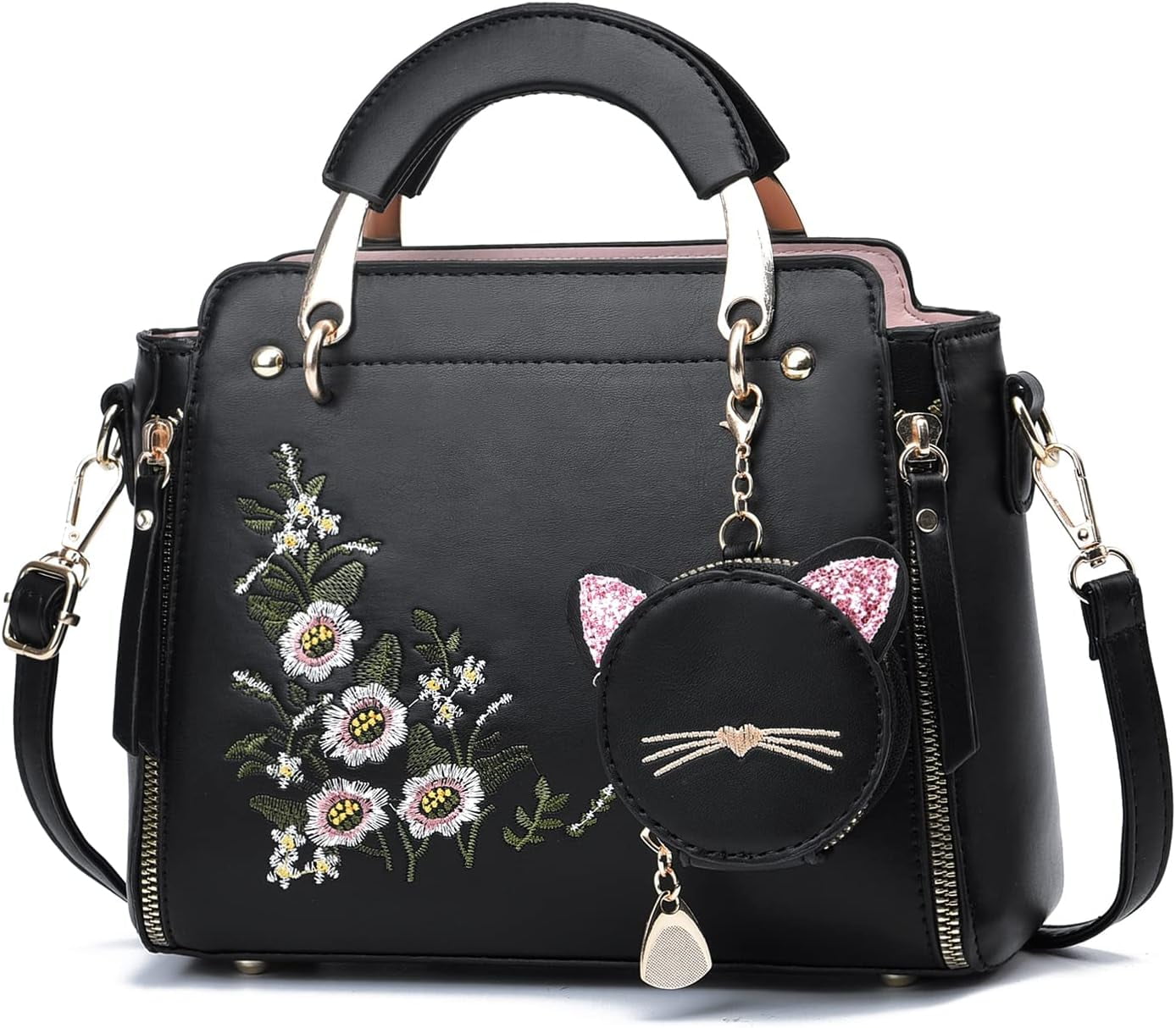 Kwuty Fashion Purses and Handbags for Women Ladies Crossbody Bags Top Handle Satchel Shoulder Bags Small Totes