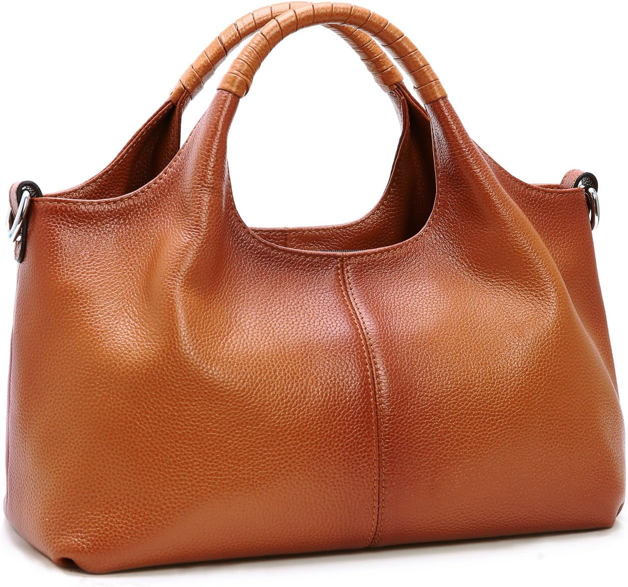 Kwuty Genuine Leather Shoulder Bags Purses and Handbags for Women Satchel Designer Cross Body Hobo Medium Size Tote