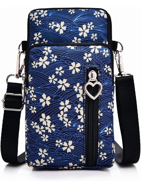 Small Crossbody Bag for Women - Mini Phone Purses with Crossbody Strap and Wallet - Nylon Arm Bag