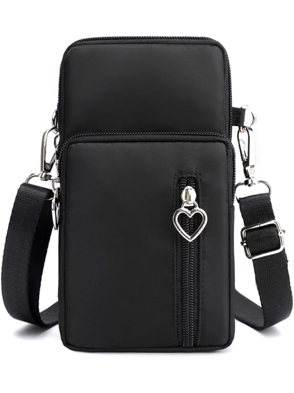 Small Crossbody Bag for Women - Mini Phone Purses with Crossbody Strap and Wallet - Nylon Arm Bag