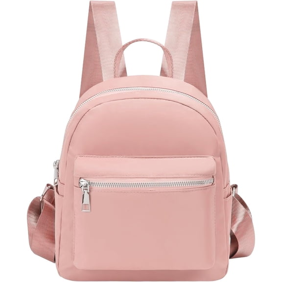 Kwuty Mini Backpack Purse for Women, Small Backpack Purse, Shoulder Bag for Travel (Pink)