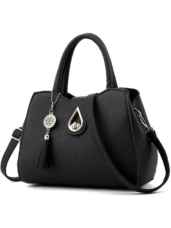PU Leather Purse for Women Ladies Top Handle Handbags Designer Work Cute Satchel Tote Bags