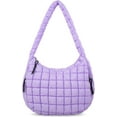 thumbnail image 1 of Kwuty Quilted Puffer Tote Bag for Women - Large Crossbody Bag, Lightweight Nylon Puffy Carryall Hobo Puff Shoulder Bag, 1 of 9