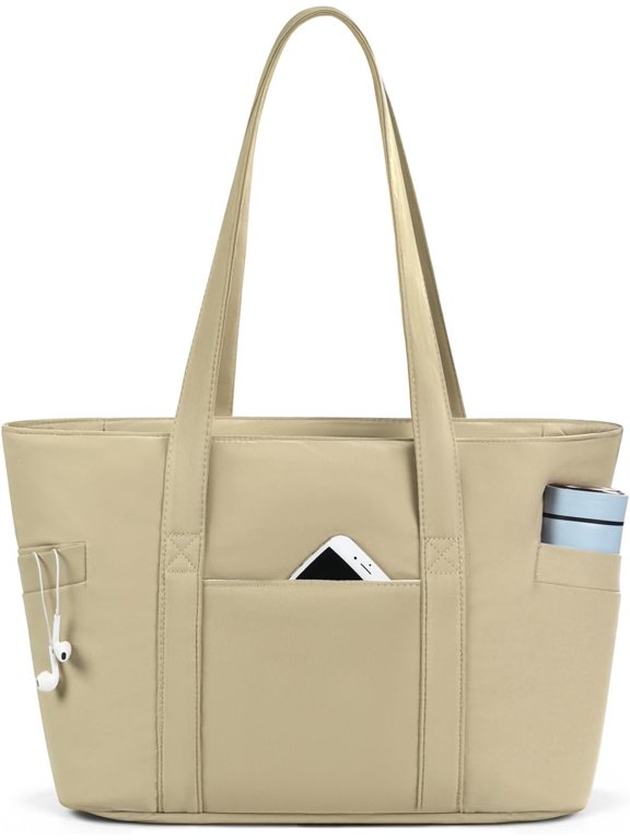Tote Bag for Women, Travel Essentials Large Tote Bag with Zipper, Top Handle Handbag for Travel, Work