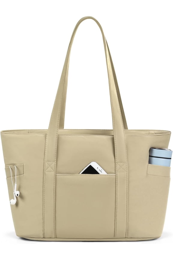 Tote Bag for Women, Travel Essentials Large Tote Bag with Zipper, Top Handle Handbag for Travel, Work