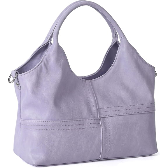 Kwuty Vegan Leather Purses for Women with Detachable Satchel Strap, Ladies Handbags, Tote Hobo Bags with Top Handle