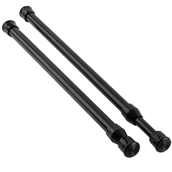 Kxlife 2 Pack Small Spring Tension Curtain Rod For Window Cupboard Closet