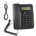 Kxt 6001Cid Fixed Telephone, Adjustable Home Wired Landline Business
